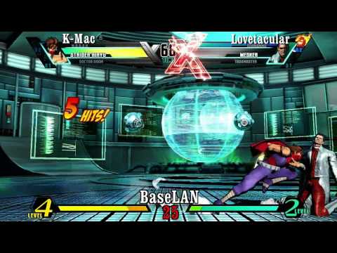 BaseLAN 25 UMVC3 Loser semifinal - K-Mac vs Lovetacular