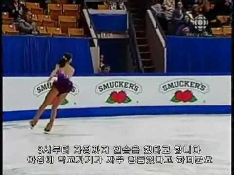 2010 Olympic Gold medalist , Yu-Na Kim (2005 Jr Worlds FS : Papa can you hear me)