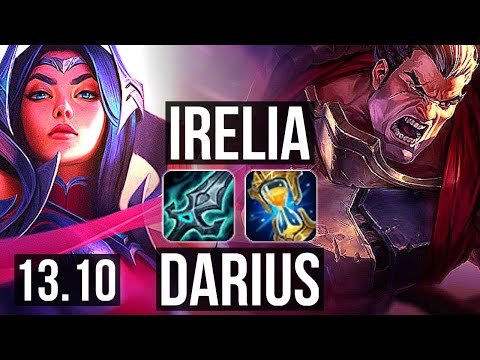 IRELIA vs DARIUS (TOP) | 6 solo kills, 12/2/1 | TR Diamond | 13.10