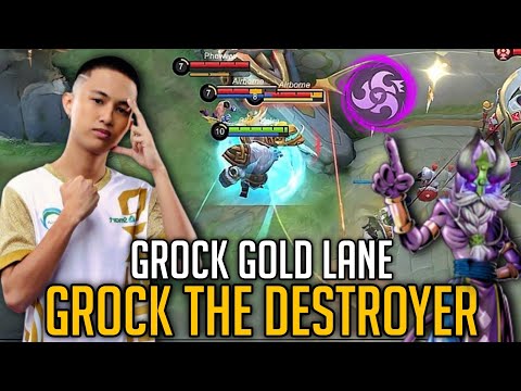 GROCK GOLD LANE DAMAGE BUILD | GROCK THE DESTROYER
