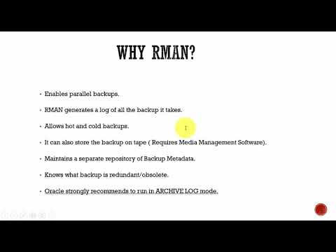 108 Oracle DBA Complete Tutorial - Why RMAN