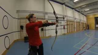 preview picture of video 'Indoor archery in Finland'
