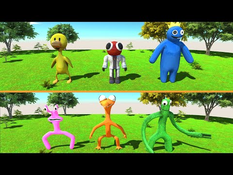 Which Team Will Win? Rainbow Friends Battle - Animal Revolt Battle Simulator