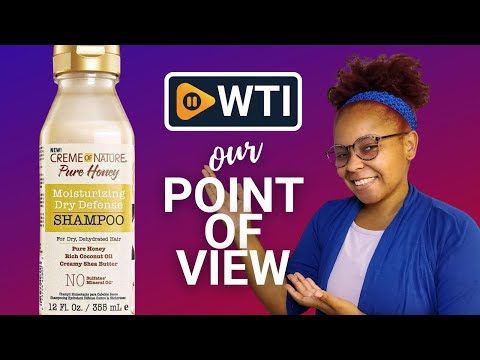 Creme of Nature Pure Honey Moisturizing Dry Defense Shampoo with Coconut Oil & Shea Butter - WTI product video review
