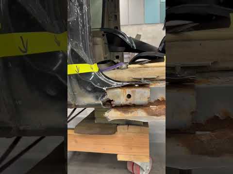 Replacing rocker inner and outer panels #fyp #foryou #instagram #diesel #obs #chevy #auto