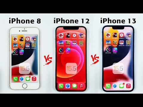 iPhone 8 vs iPhone 12 vs iPhone 13 SPEED TEST in 2022 | After iOS 15.5
