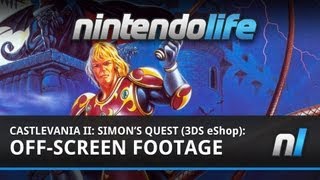 Castlevania II: Simon's Quest (3DS eShop) Off-Screen Footage (Japanese Version)