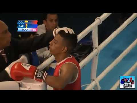 8) 56kg Jhon Wilmer MARTINEZ MEZA (COL) RSC R1 300 a Ajayi Taiwo JONES (GUY) - Round de 16