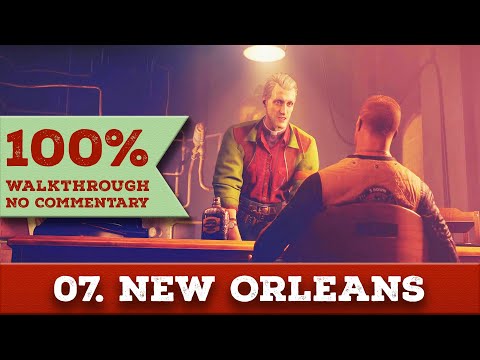 Wolfenstein 2: The New Colossus Walkthrough (All Collectibles, I am Death Incarnate) 07 NEW ORLEANS