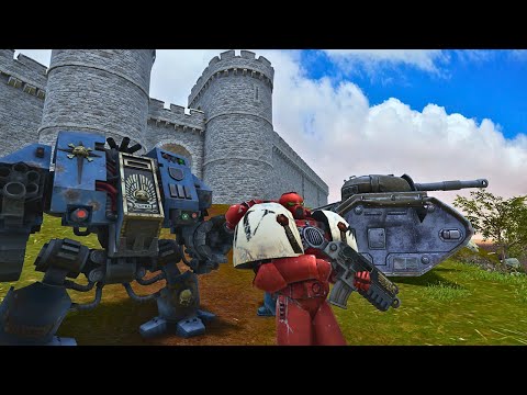 4,000,000 TYRANIDS AND URUK HAI SIEGE THE SPACE MARINE BASE - WARHAMMER 40K - Battle Simulator2