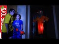 The Ghost Scarecrow Haunts Ethan and Cole! Sneak Attack Squad Halloween!