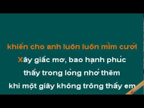 Giac Mo Ngot Ngao Karaoke - Nhật Tinh Anh - CaoCuongPro