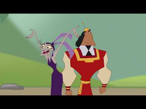 Kronk - PULL THE LEVER, KRONK! (Catapults himself and Yzma into the air)