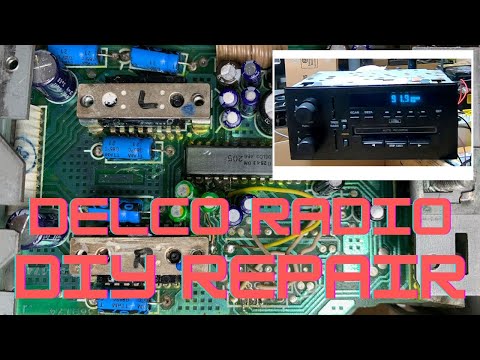 How I soldered new CAPACITORS to fix my GM Delco Radio