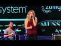 Olivia Holt Performs Carry On At The Colgate Skating Gymnastics Spectacular Live