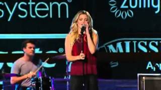 Olivia Holt performs &quot;Carry On&quot; at the Colgate Skating &amp; Gymnastics Spectacular (Live)