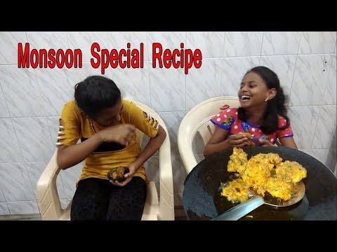 Monsoon Special | Rava Pakoda Recipe | Rainy Season Special | Suji Pakoda Video