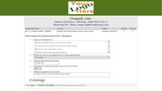 Academic Advising Appointment Online Booking - Appointment Manager