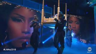 Nicki Minaj - Realize , No Frauds and Swish Swish (Live on NBA Awards 2017)