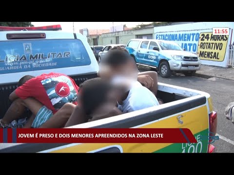 Jovem é preso e dois menores são apreendidos na zona leste de Teresina 03 05 2021