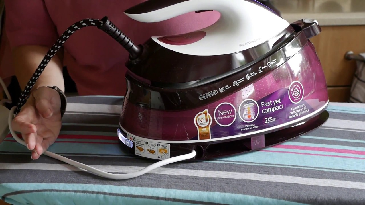 Watch video Philips PerfectCare Compact Steam generator Now Philips PerfectCare Compact Steam generator