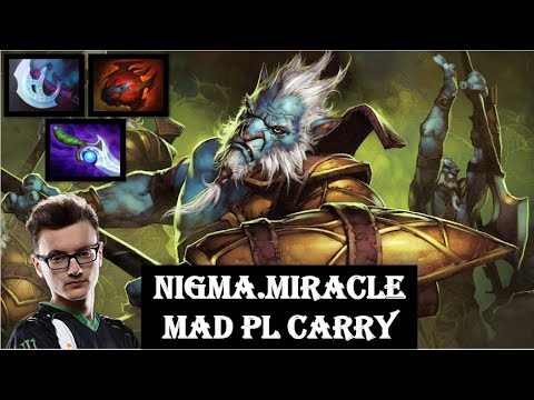 Nigma.Miracle [Phantom Lancer] Mad Carry No Mercy 30 Mins End | 7.25 Dota 2