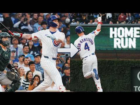 피트 크로우-암스트롱이 시카고 컵스에 리드를 안기는 홈런을 터뜨렸습니다! | MLB 하이라이트 (시카고 컵스 vs A’s)