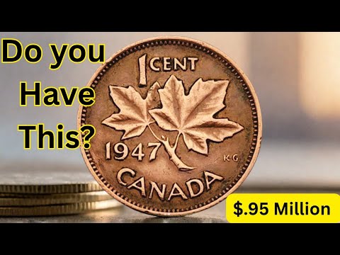 WORLD'S RAREST 1947 Canadian Penny Coin?