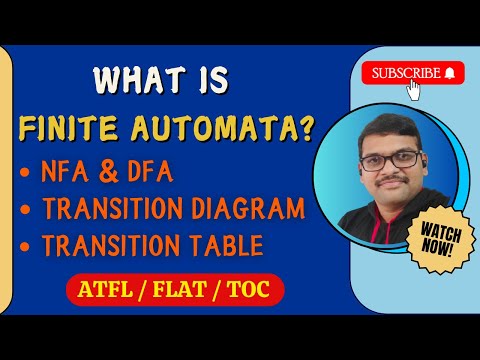 WHAT IS FINITE AUTOMATA AND REPRESENTATION OF FINITE AUTOMATA || THEORY OF COMPUTATION