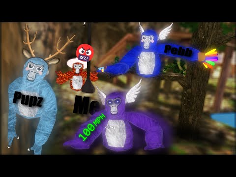 I Ran COMPETITIVE With Pebb And Pupz... (Gorilla Tag VR)