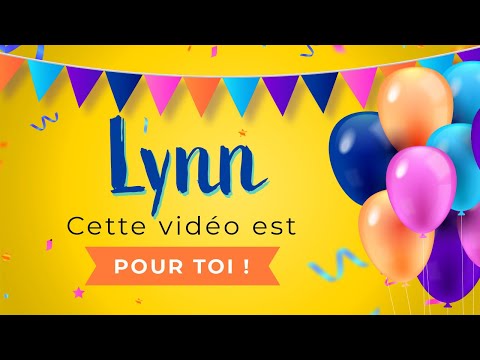Joyeux anniversaire Lynn !