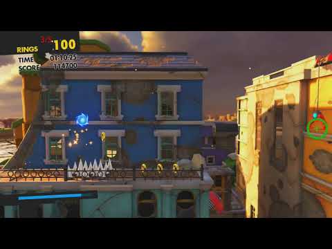 Sonic Forces - Stage 15 All Red Star RIngs Sunset Heights (City)