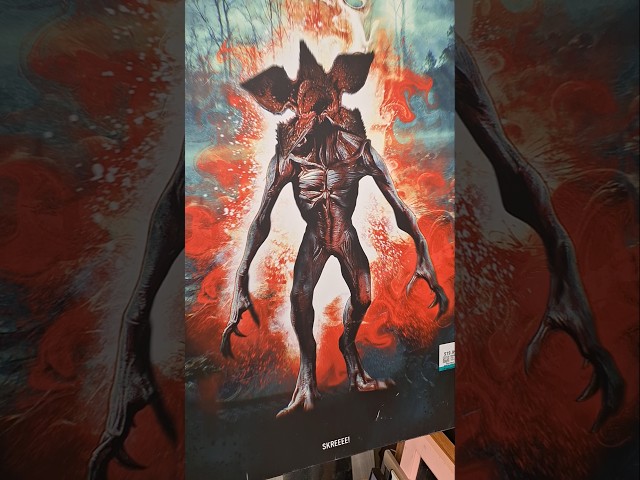 Vídeo relacionado con Displate - Metal Poster - Imán Mounted - Stranger Things Series - Demogorgon