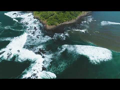 Drone footage of Playa Camaronal
