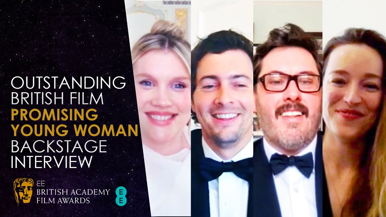 Promising Young Woman Backstage Interview for Outstanding British Film Win | EE BAFTA Film 2021