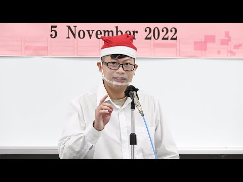 国際交流学科 ◆第4回英語スピーチコンテスト【優秀賞】グェン タン トゥン さん(観光学部3年)