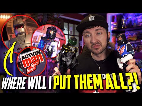 My Dad Gave Me His Entire Space Rangers Collection?! Action Man, Caption Zargon, Rom & More Part 1!