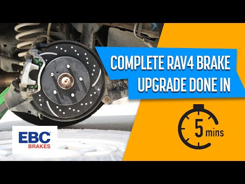How to Replace 2019-2022 Toyota Rav4 Brakes! Quick & Easy Brake Pad and Slotted Rotor Upgrade