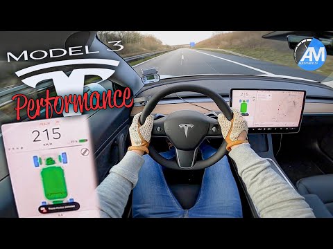 2021 TESLA Model 3 Performance | Launch Control & 100-200 km/h acceleration🏁 | by Automann