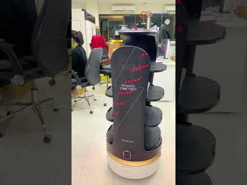 ลดภาระบุคลากร ใช้หุ่นยนต์ส่งตัวอย่างเลือดอัตโนมัติ