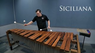 Siciliana - Sonata No. 1 in G minor BWV 1001 by J.S. Bach (marimba)