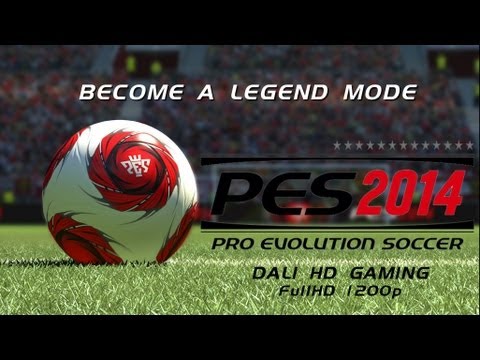 PES 2014 Become a legend PC Gameplay FullHD 1080p