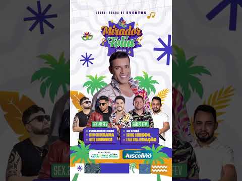 Carnaval 2025 em Mirador com o patrocínio da prefeitura administração Domingas Cabral