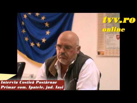Ipatele, jud. Iasi - Interviu primar Costica Postarnac 2015