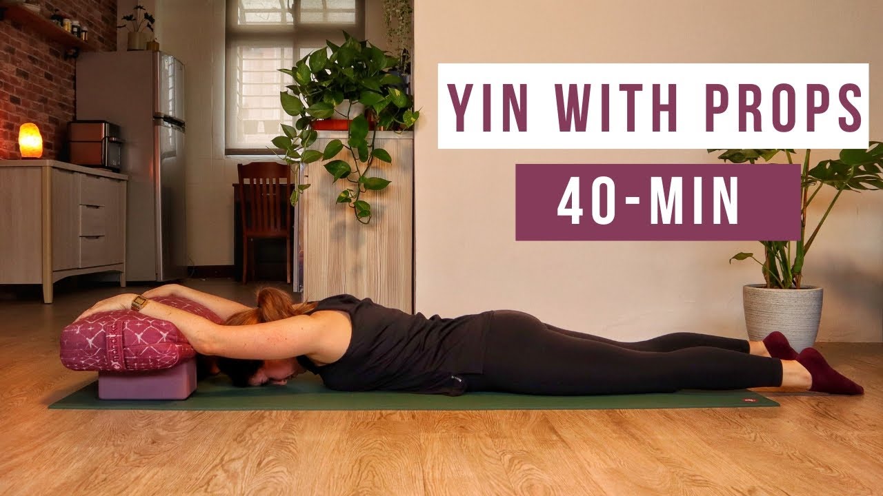 Yin Yoga With Blocks &/or Bolster — Yin Yoga class, 41 minutes
