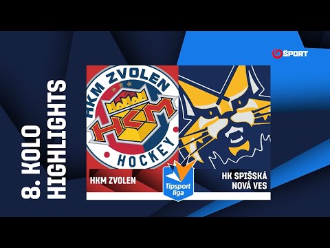 8. kolo: HKM Zvolen - HK Spišská Nová Ves 2:3 (1:1, 1:0, 0:2)