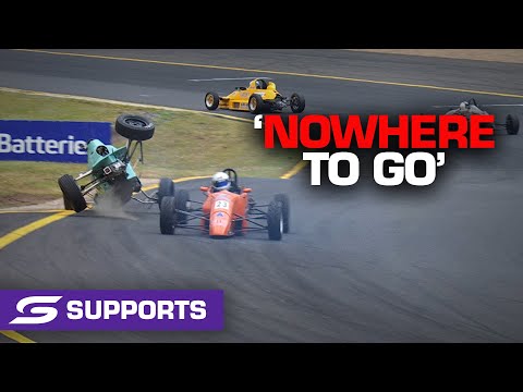 Formula Ford goes airborne in wild wipeout - ARMOR ALL Sydney SuperNight | Supercars 2021
