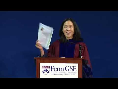 Angela Duckworth commencement speech to 2025 Penn GSE graduates