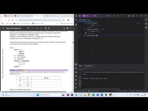 Matura z informatyki czerwiec 2025 formuła 2023 zadanie 1.1