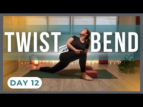 30-Minute Evening Yin Yoga: Twists & Bends for Bedtime | Challenge Day 12
